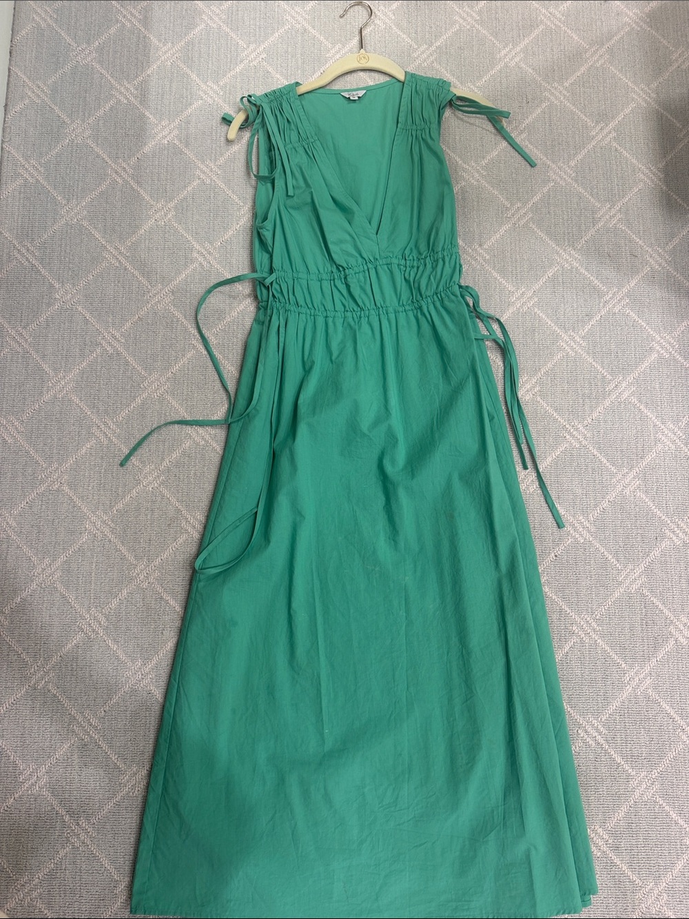 Rails Green Sleeveless V-Neck Maxi Dress